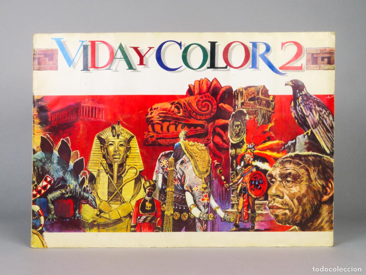 Colecionismo Caderneta: Vida y Color 2 Albumes Espa&ntilde;oles SA 1969 &aacute;lbum completo 484 cromos