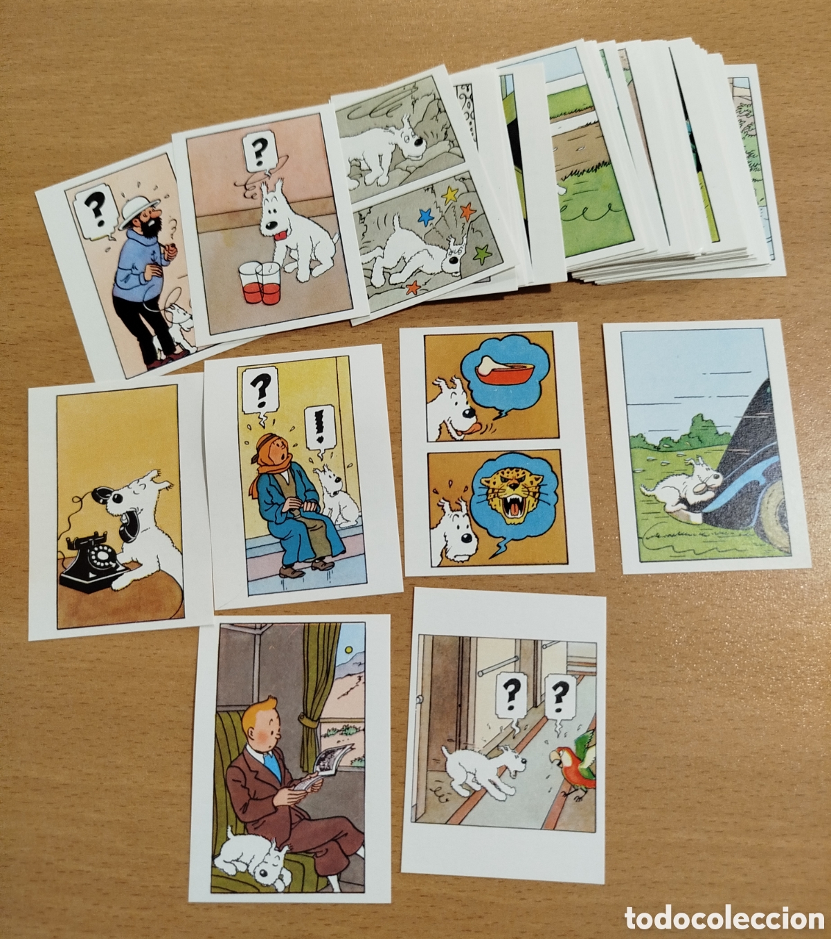 Coleccionismo &Aacute;lbum: CROMOS CHICLES A&Ntilde;OS 60 COLECCI&Oacute;N COMPLETA SIN PEGAR (64/64) TINT&Iacute;N MILU MILOU &iexcl;IMPECABLES! PROMOCI&Oacute;N