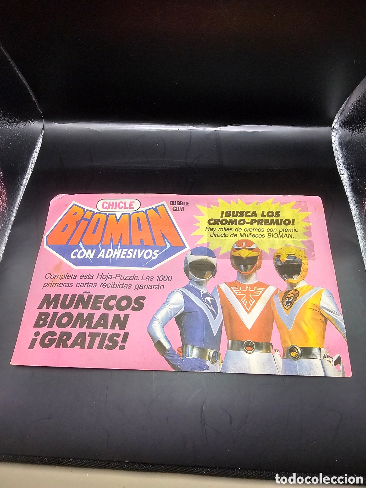 Coleccionismo &Aacute;lbum: &Aacute;LBUM DE PREMIO - CHICLE- BIOMAN - CON ADHESIVOS
