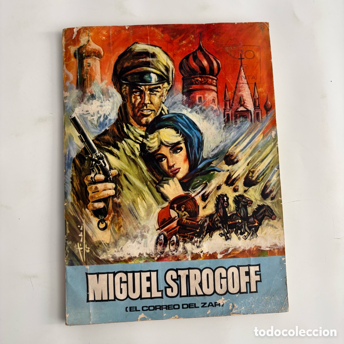 Coleccionismo &Aacute;lbum: ALBUM DE CROMOS COMPLETO MIGUEL STROGOFF ( EL CORREO DEL ZAR ) EDICIONES OLIVE Y HONTORIA 1965