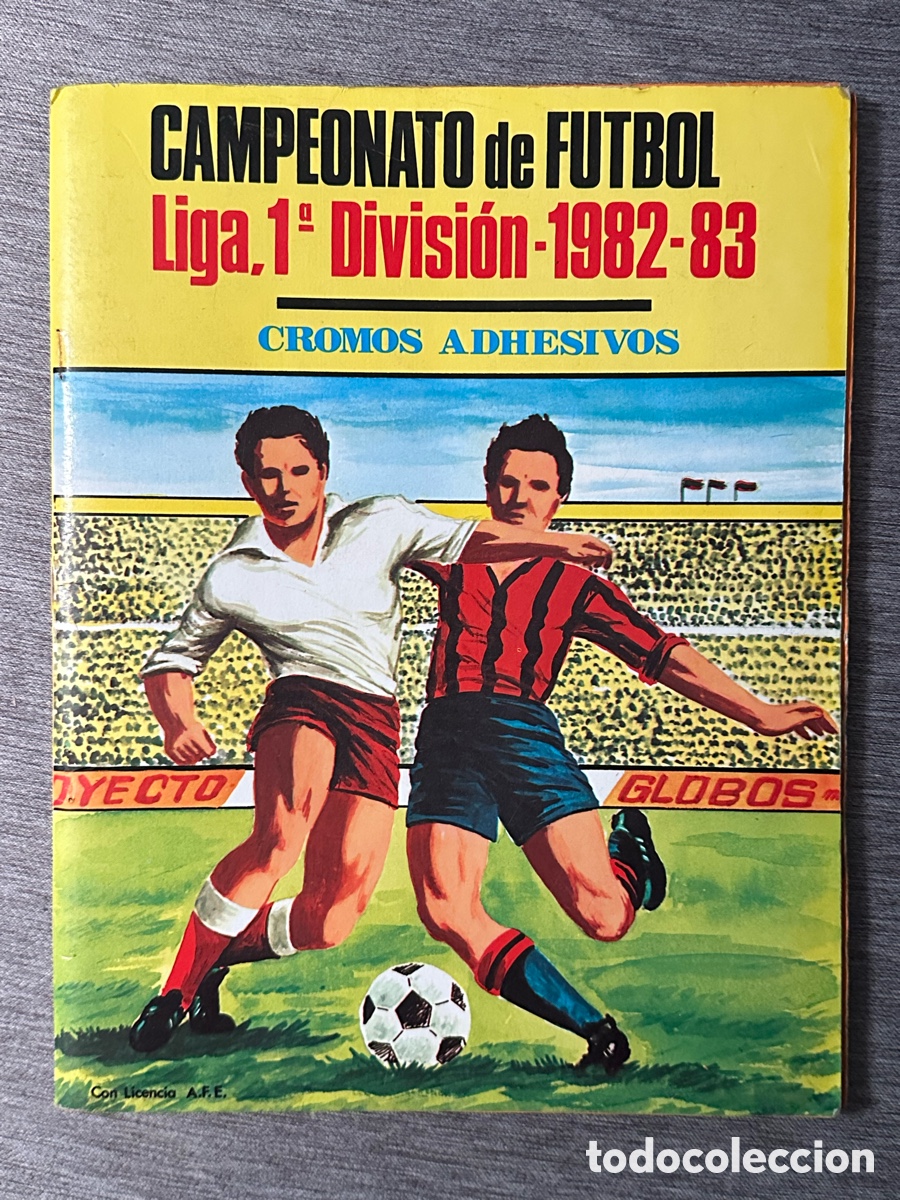 Coleccionismo &Aacute;lbum: &Aacute;LBUM CAMPEONATO DE F&Uacute;TBOL 82 83 MATEO MIRETE COMPLETO