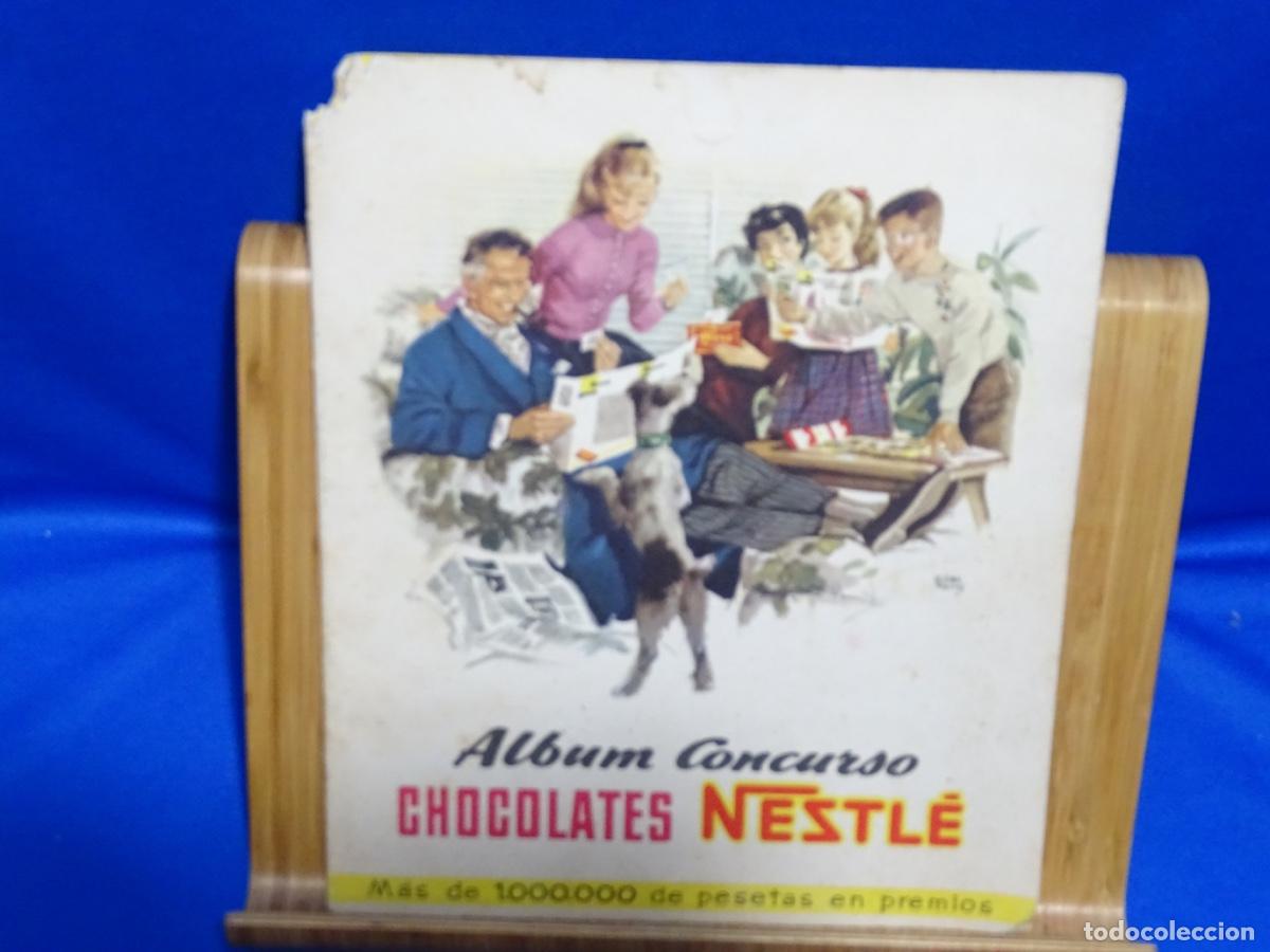 Coleccionismo &Aacute;lbum: ALBUM CONCURSO CHOCOLATES NESTL&Eacute;. COMPLETO.