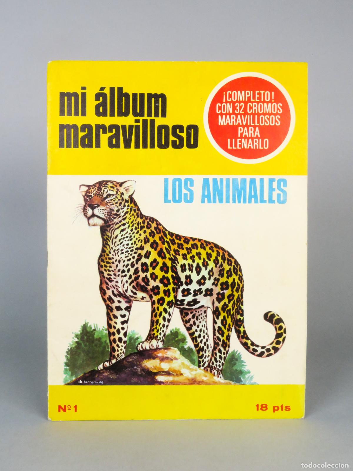 Coleccionismo &Aacute;lbum: Mi &aacute;lbum maravilloso n 1 Los animales Eyder 1966 &aacute;lbum completo