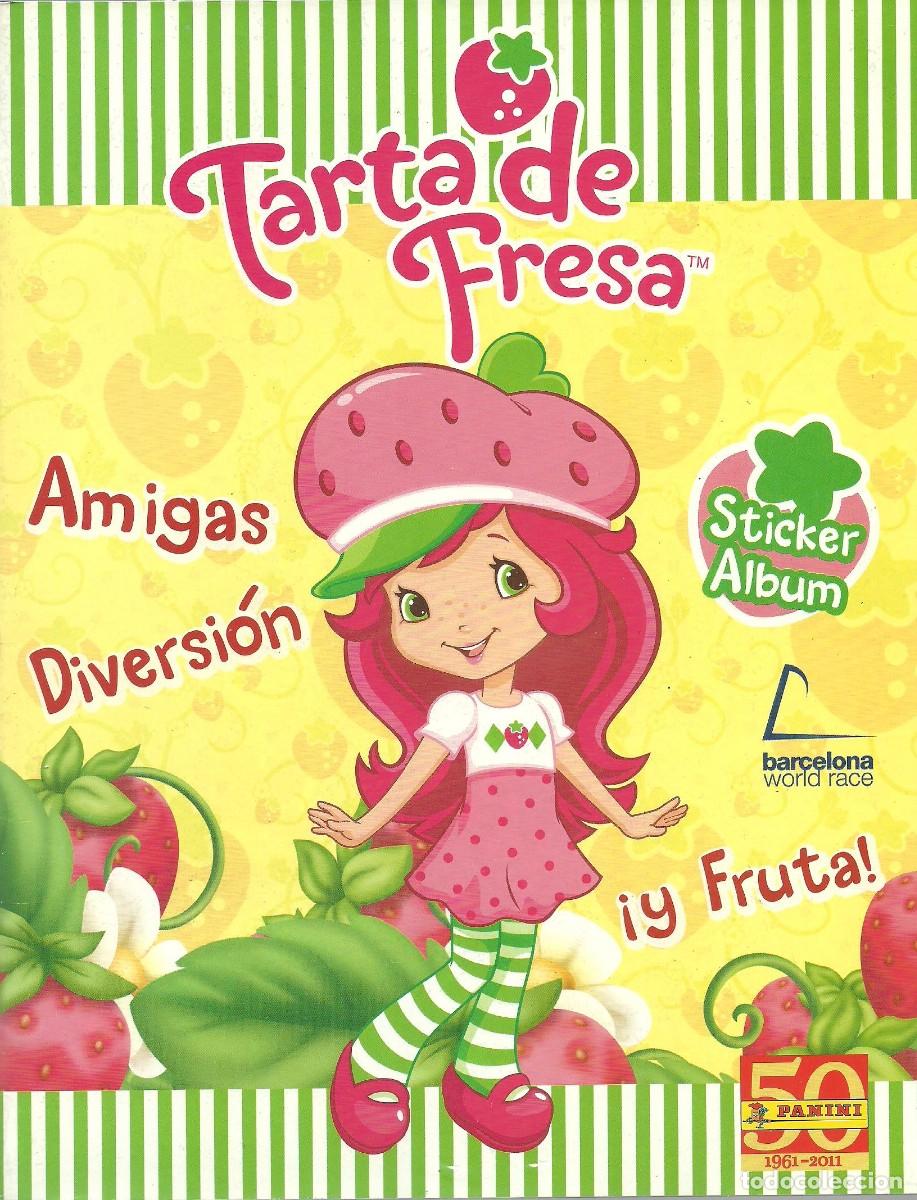 Coleccionismo &Aacute;lbum: TARTA DE FRESA - AMIGAS DIVERSION Y FRUTA - PANINI - COMPLETO