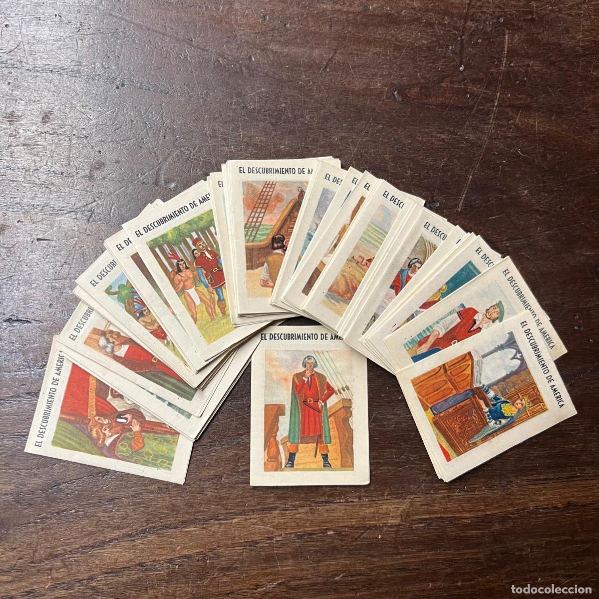 Coleccionismo &Aacute;lbum: Colecci&oacute;n completa diferentes de cigarrillos La Mascota, el descubrimiento de America, serie I