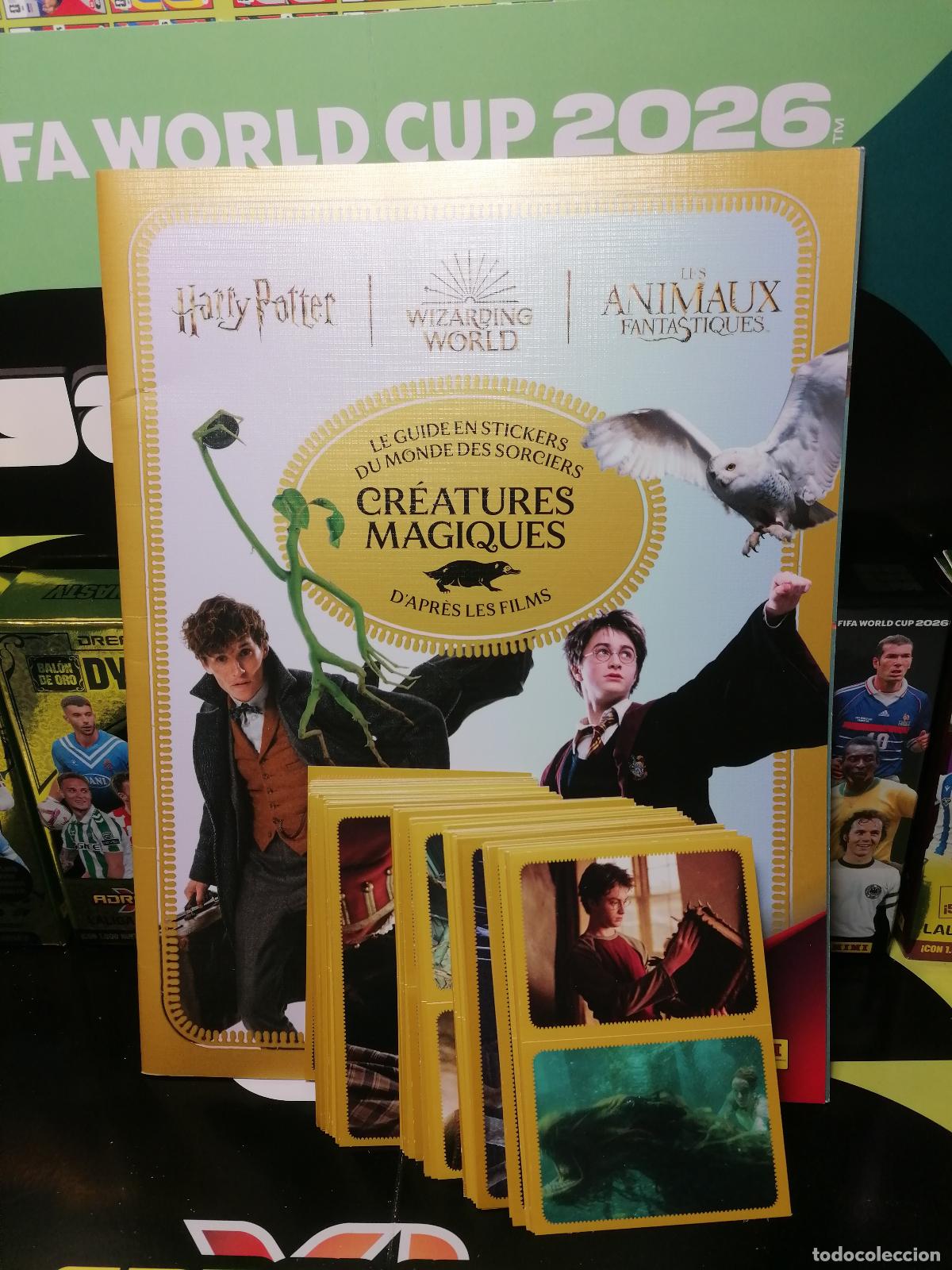 Coleccionismo &Aacute;lbum: SIN PEGAR COLECCION COMPLETA HARRY POTTER CRIATURAS MAGICAS ANIMALES FANTASTICOS ⚽ PANINI 2023 ⚽
