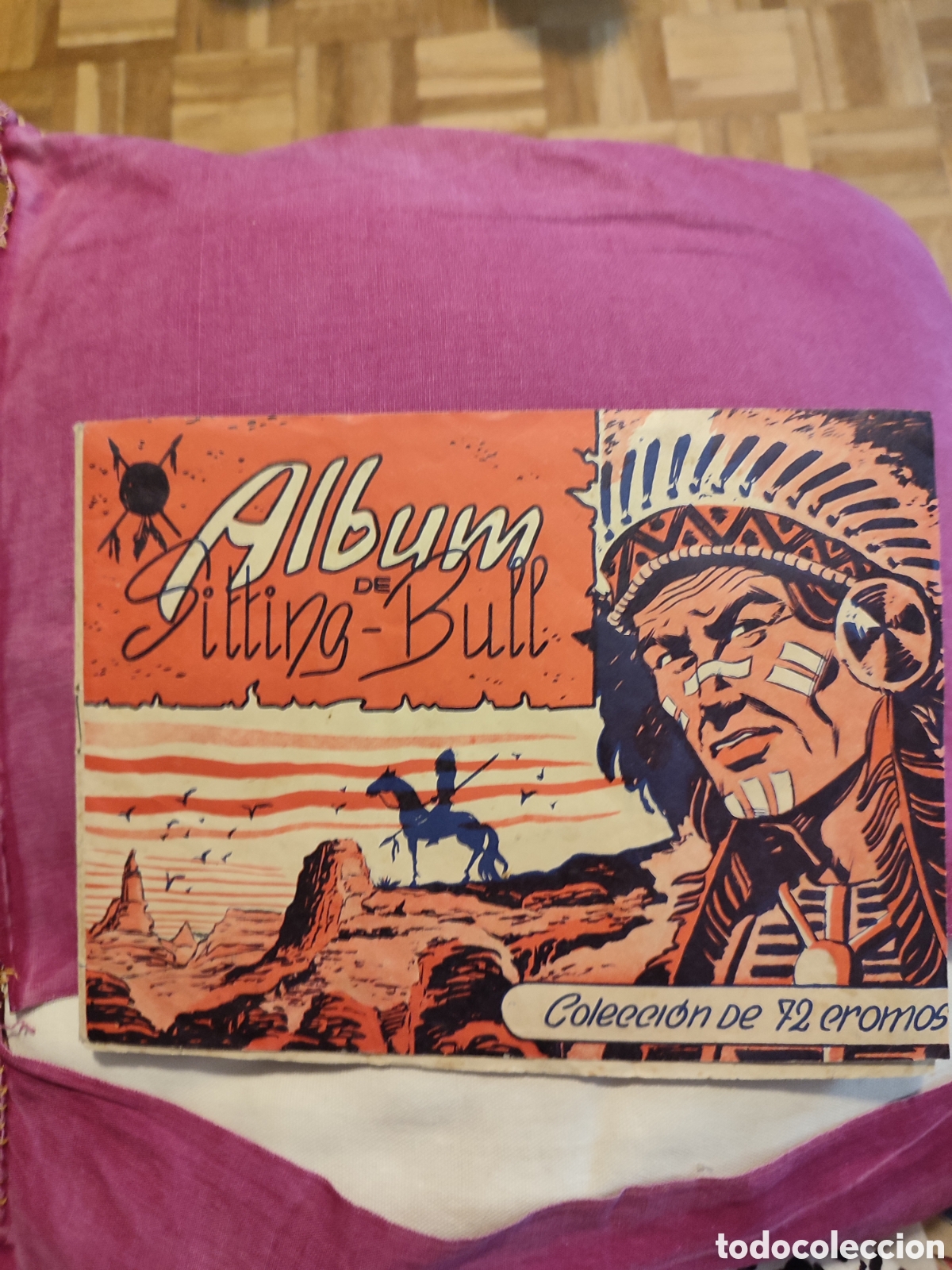 Coleccionismo &Aacute;lbum: ALBUM SITTING BULL COMPLETO IMPRENTA CASULLERAS 72 CROMOS COMPLETO RARO