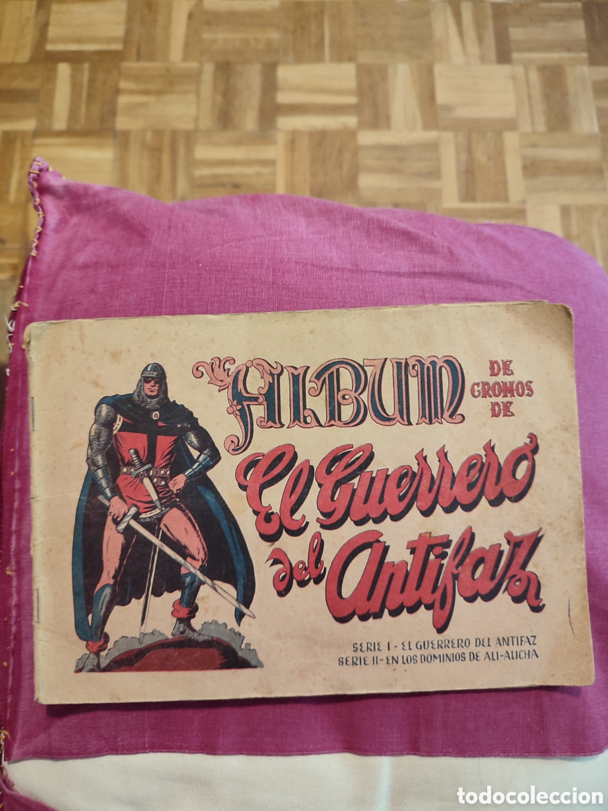 Coleccionismo &Aacute;lbum: el guerrero del antifaz serie I yII album de cromos completo perfecto estado como nuevo