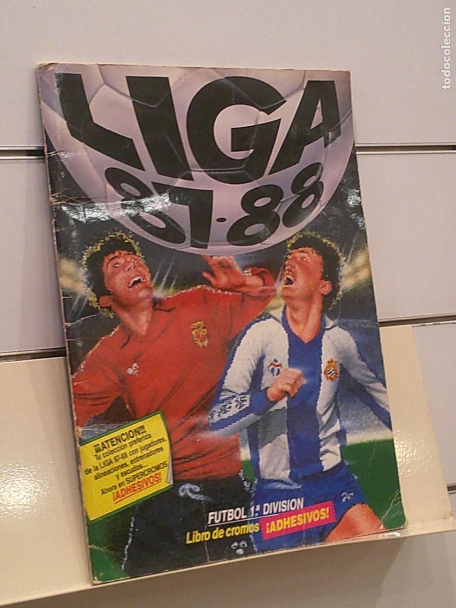 Coleccionismo &Aacute;lbum: ALBUM CROMOS COMPLETO LIGA 87-88 FUTBOL 1&ordf; DIVISION