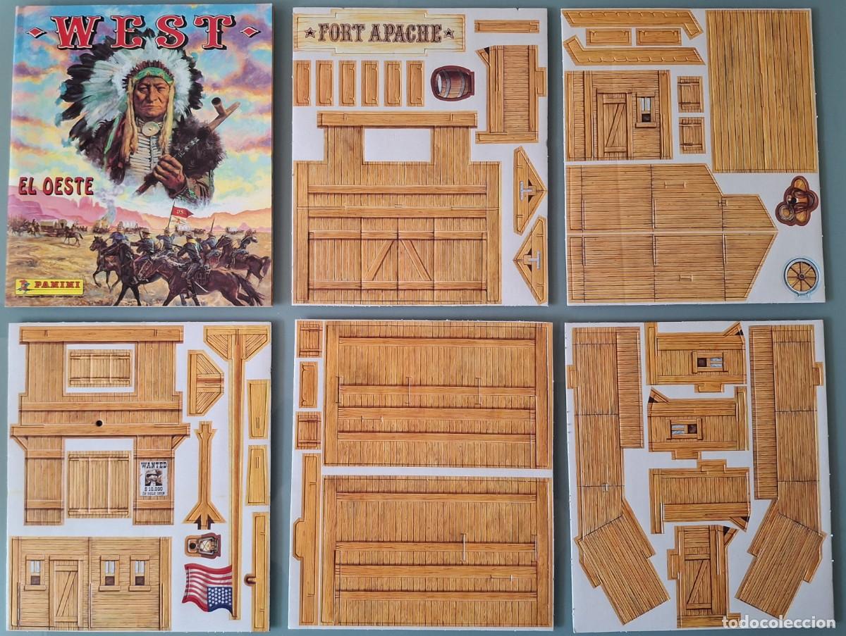 Coleccionismo &Aacute;lbum: West. El Oeste (Panini, 1992). Con el fort&iacute;n. Perfecto.