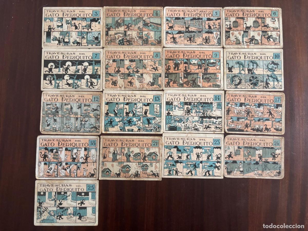 Coleccionismo &Aacute;lbum: lote travesuras del gato periquito 17 cromos