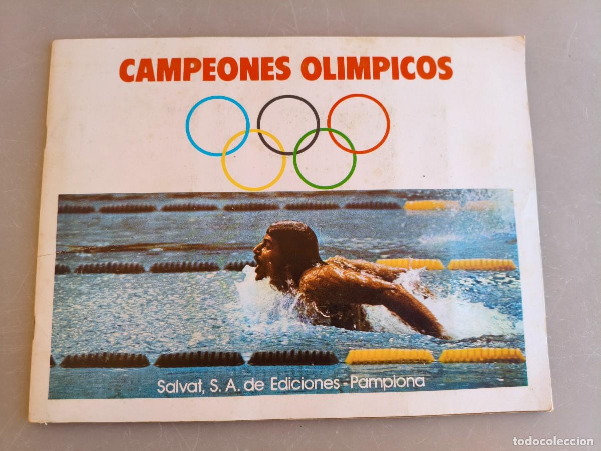 Coleccionismo &Aacute;lbum: &Aacute;lbum de cromos. Campeones Ol&iacute;mpicos. Salvat, S.A. de Ediciones. 1973.