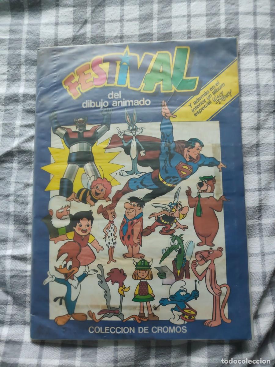 Coleccionismo &Aacute;lbum: ALBUM DE CROMOS FESTIVAL DEL DIBUJO ANIMADO.PACOSA DOS 1981 COMPLETO