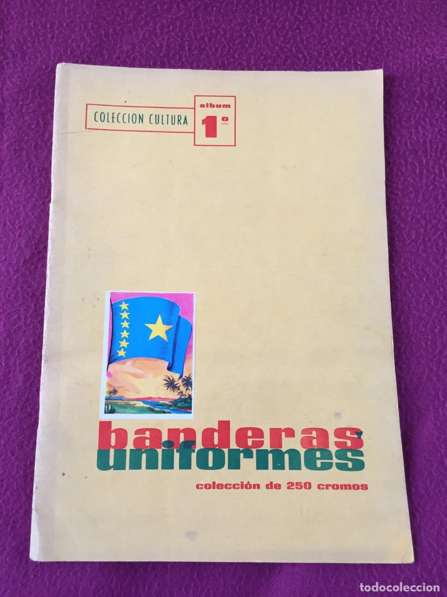 Coleccionismo &Aacute;lbum: ALBUM, BANDERAS Y UNIFORMES, COLECCION CULTURA COMPLETO - ALBUM 1 - COMPLETO 250 CROMOS