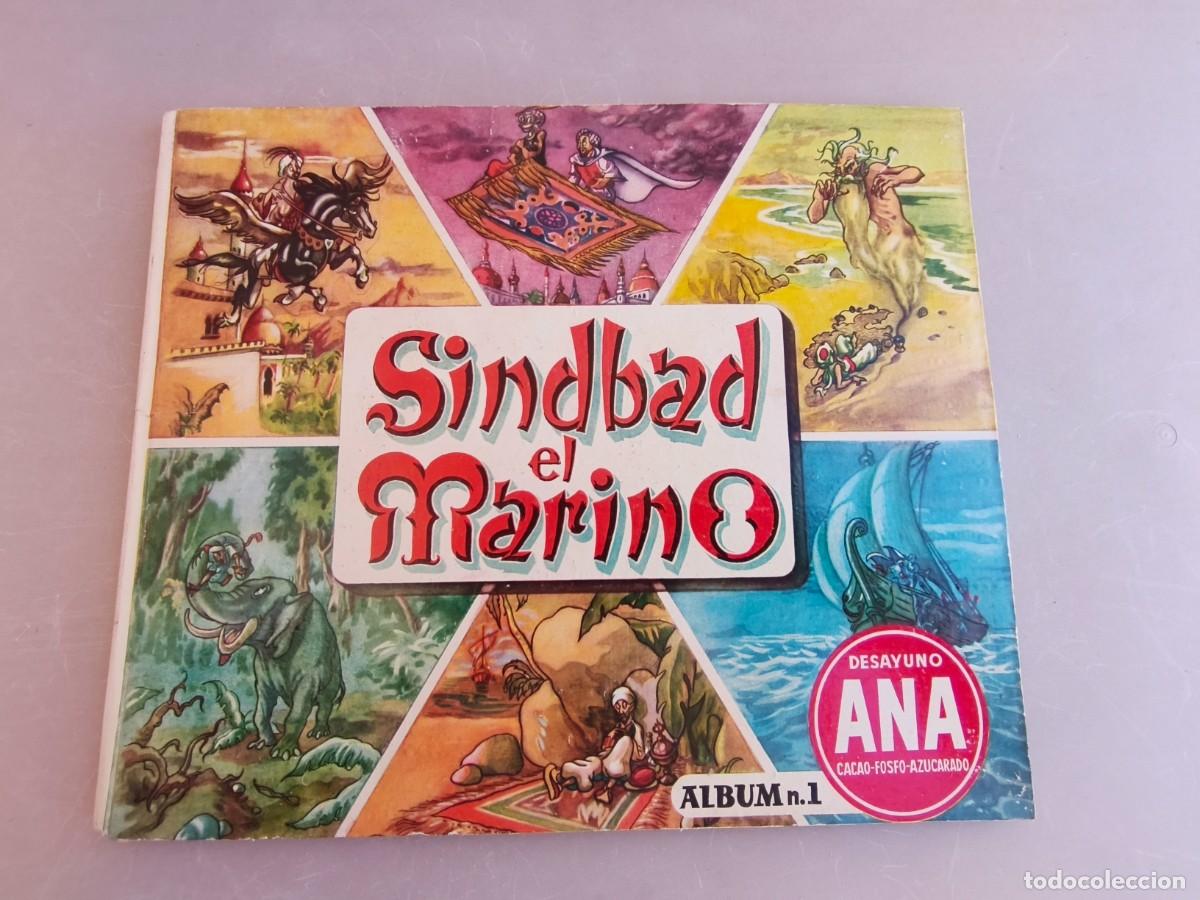 Coleccionismo &Aacute;lbum: &Aacute;lbum de cromos. Sindbad el Marino. &Aacute;lbum N&ordm;1. Desayuno Ana.