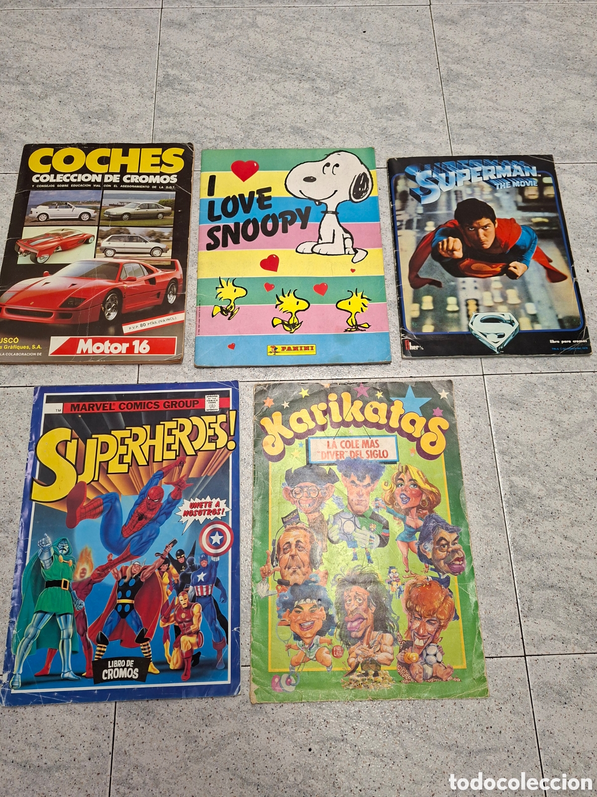 Coleccionismo &Aacute;lbum: Lote de &aacute;lbumes antiguos