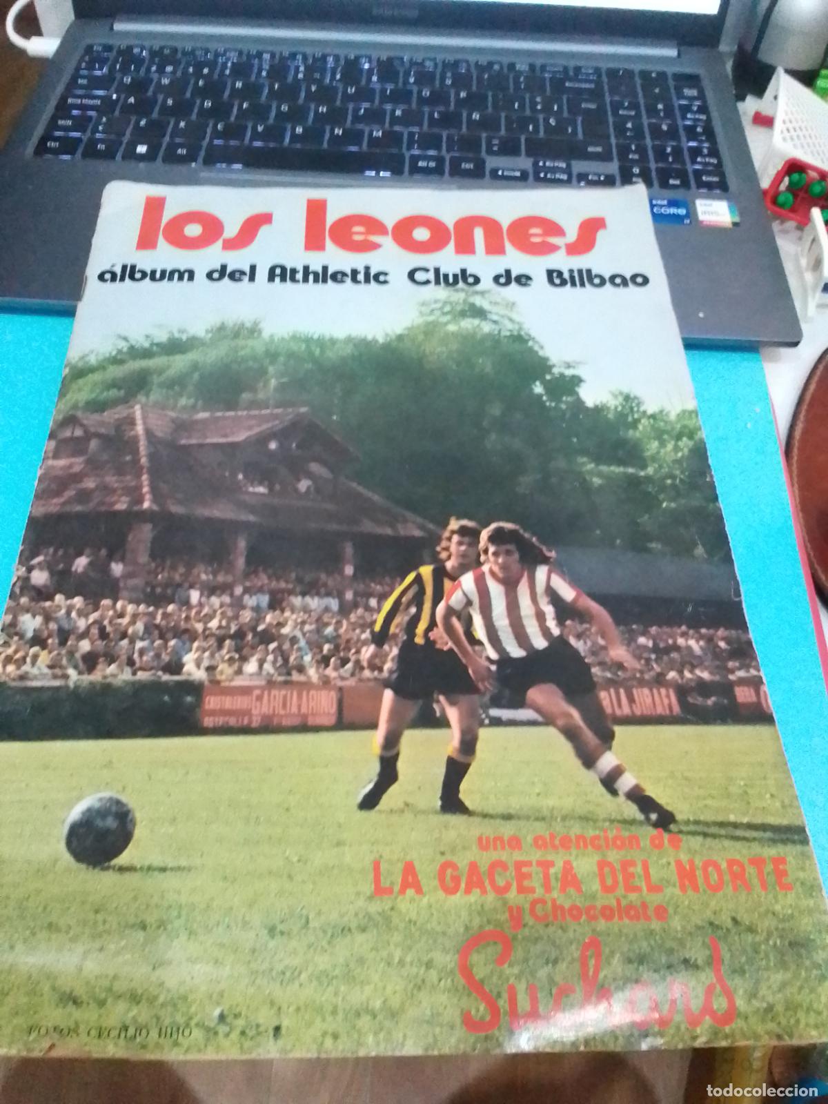 Coleccionismo &Aacute;lbum: ALBUM DEL ATHLETIC CLUB DE BILBAO -LOS LEONES - COMPLETO