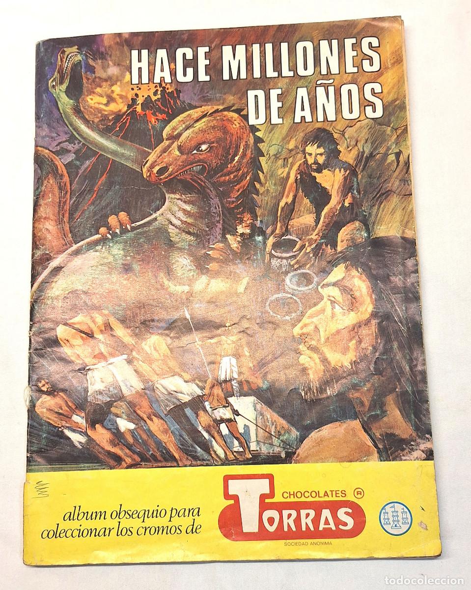 Coleccionismo &Aacute;lbum: Hace Millones de A&ntilde;os de Chocolates Torras a&ntilde;o 71 Completo