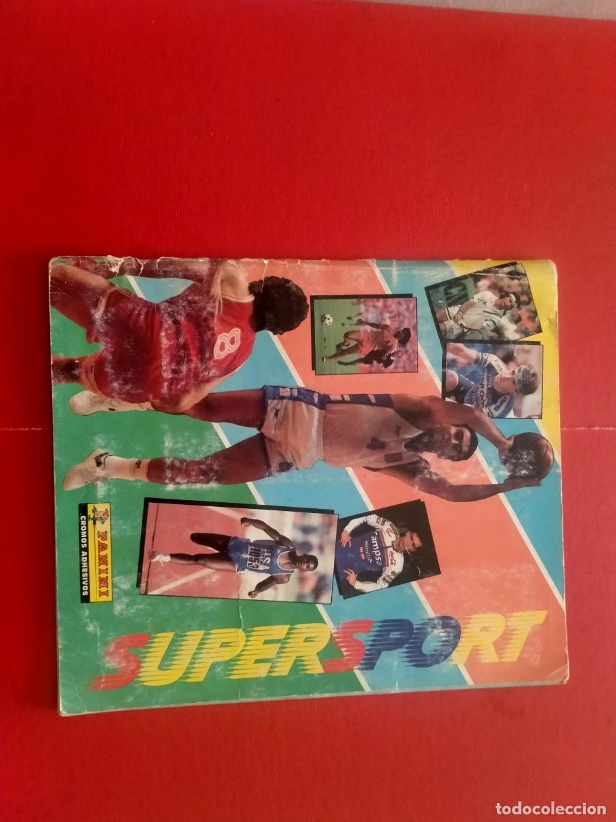 Coleccionismo &Aacute;lbum: album de cromos completo super sport panini maradona jordan etc