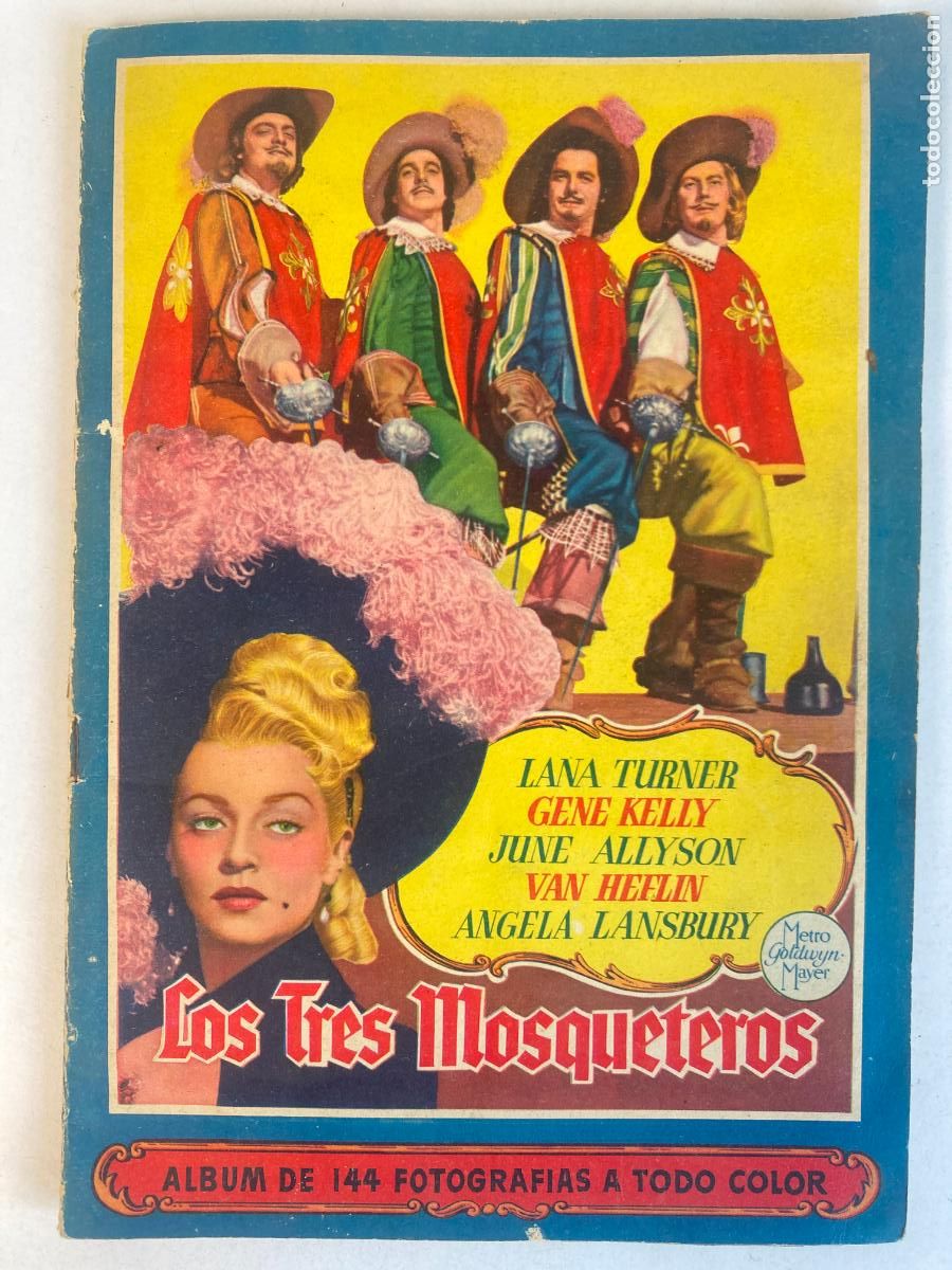 Coleccionismo &Aacute;lbum: ALBUM LOS TRES MOSQUETEROS, COMPLETO, BUENA CONSERVACION