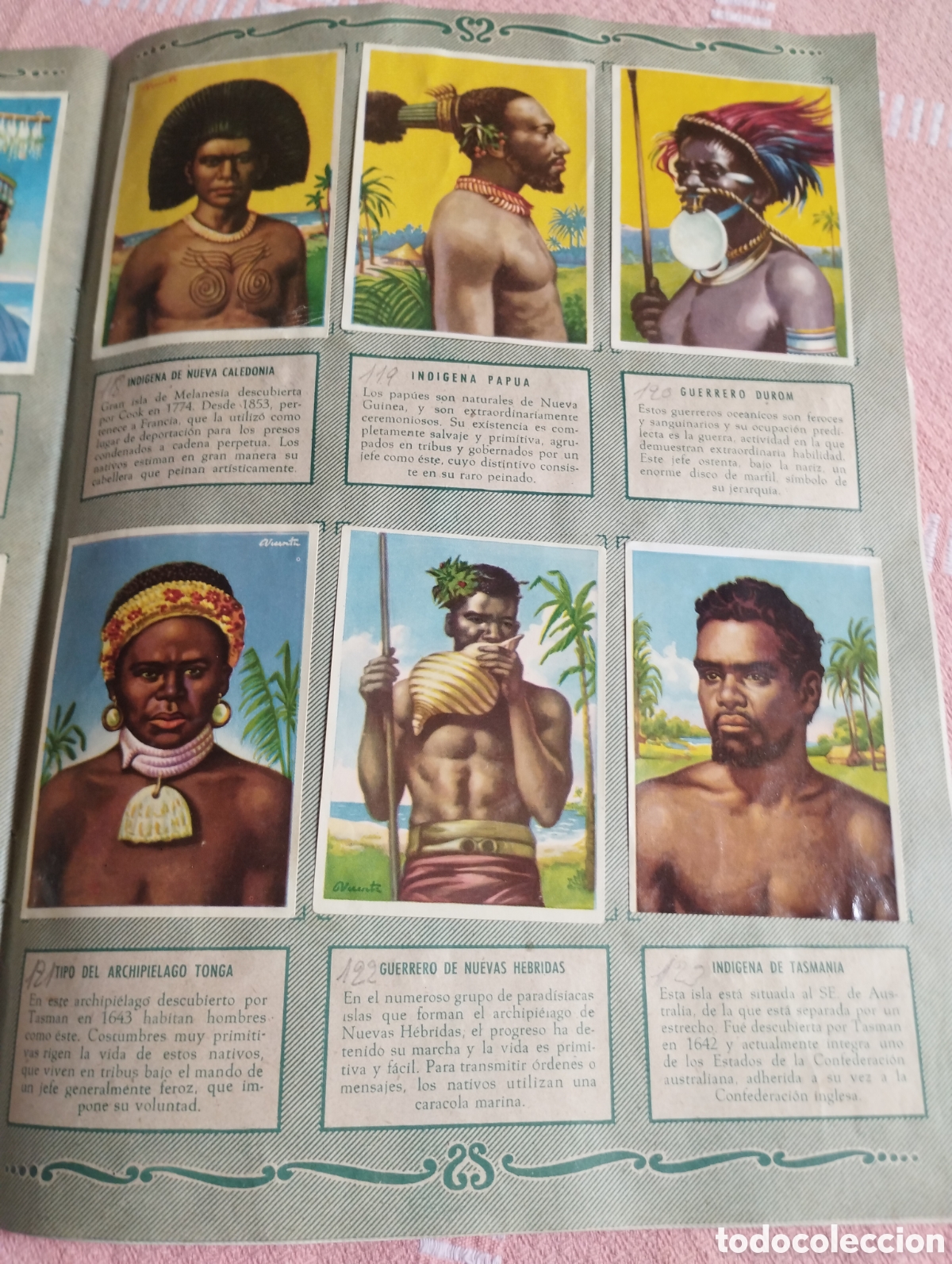 Coleccionismo &aacute;lbum: &Aacute;lbum de cromos Razas humanas impecable - Foto 7
