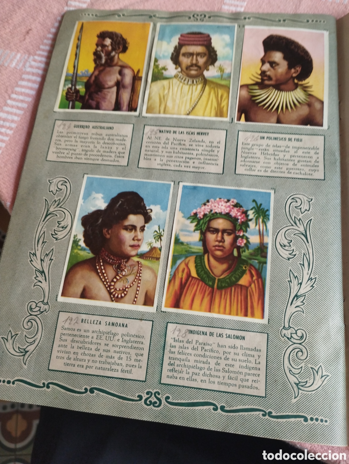 Coleccionismo &aacute;lbum: &Aacute;lbum de cromos Razas humanas impecable - Foto 8