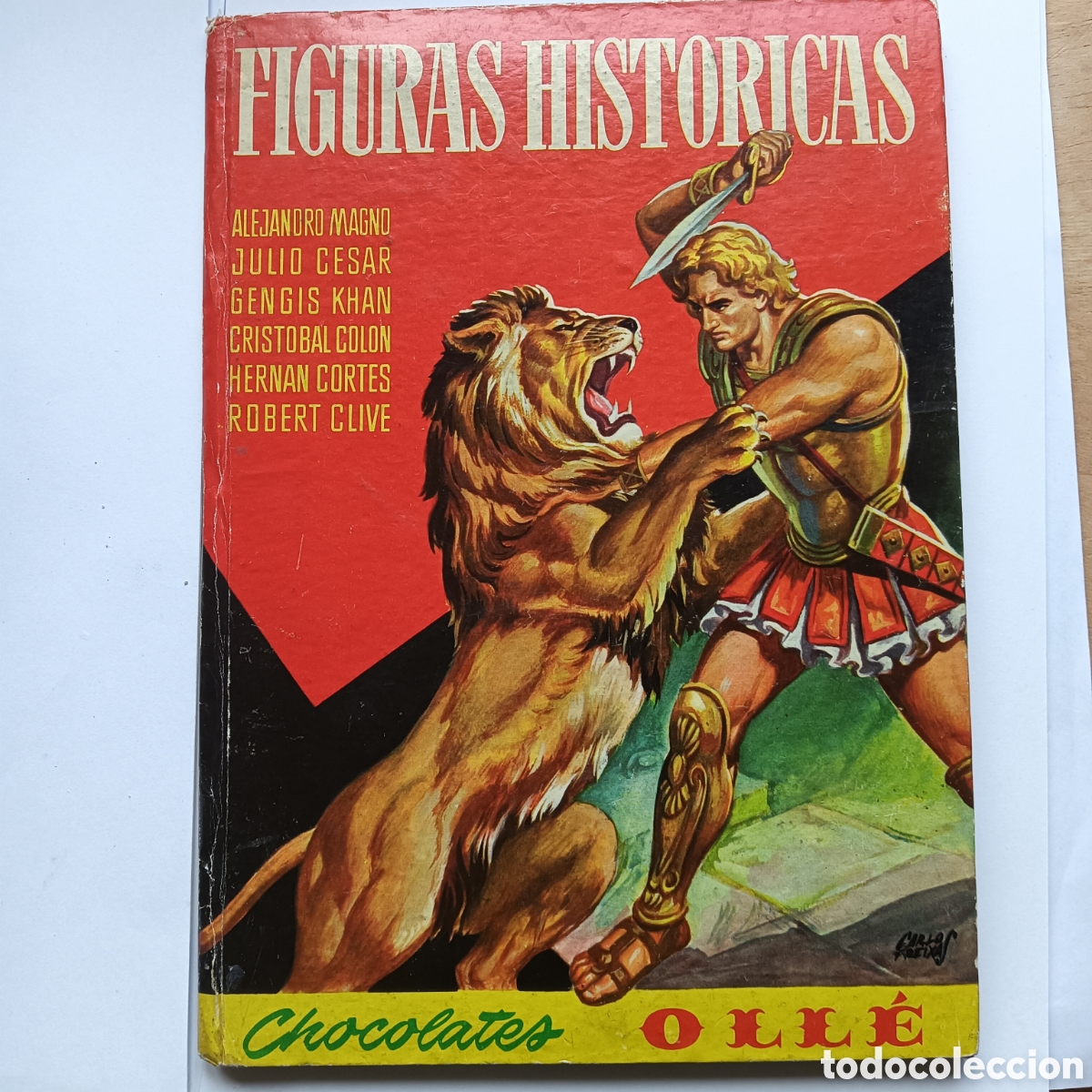 Coleccionismo &Aacute;lbum: FIGURAS HISTORICAS ALBUM CONPLETO CHOCOLATE OLLE