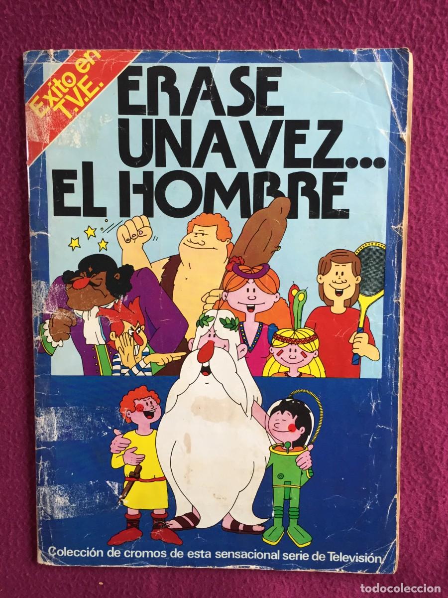 Coleccionismo &Aacute;lbum: ALBUM CROMOS ERASE UNA VEZ EL HOMBRE. PACOSA. 400 CROMOS, COMPLETO