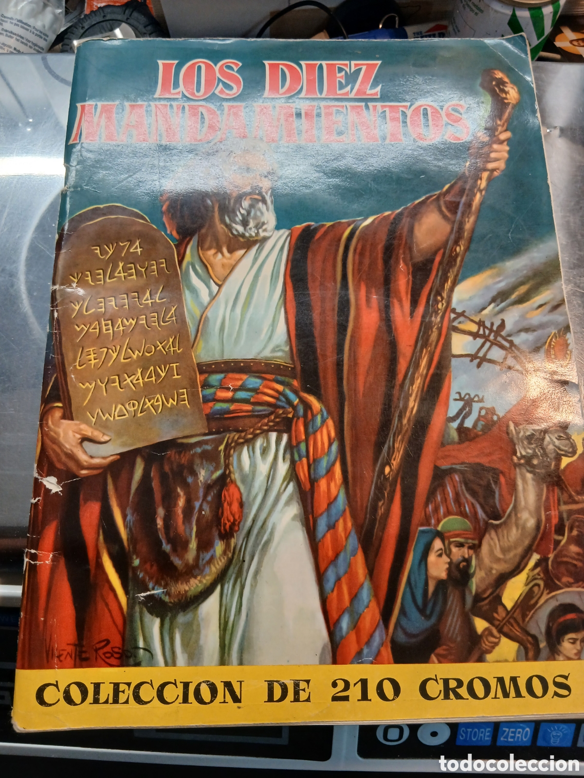 Coleccionismo &Aacute;lbum: LOS DIEZ MANDAMIENTOS COLECCION DE 210 CROMOS. COMPLETA