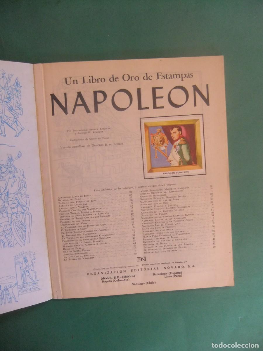 Coleccionismo &aacute;lbum: NAPOLEON LIBRO DE ESTAMPAS DE ORO COMPLETO NOVARO - Foto 3