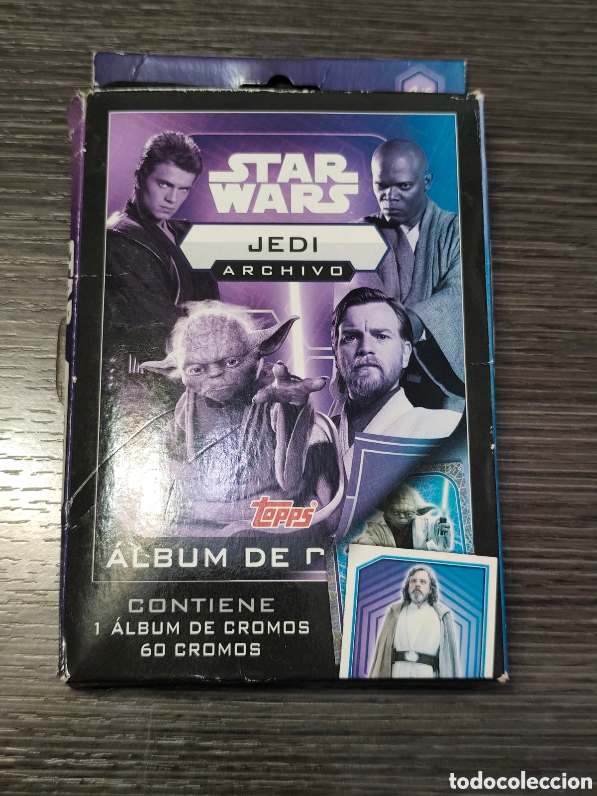 Coleccionismo &Aacute;lbum: Star wars Jedi Archivo cromos topps