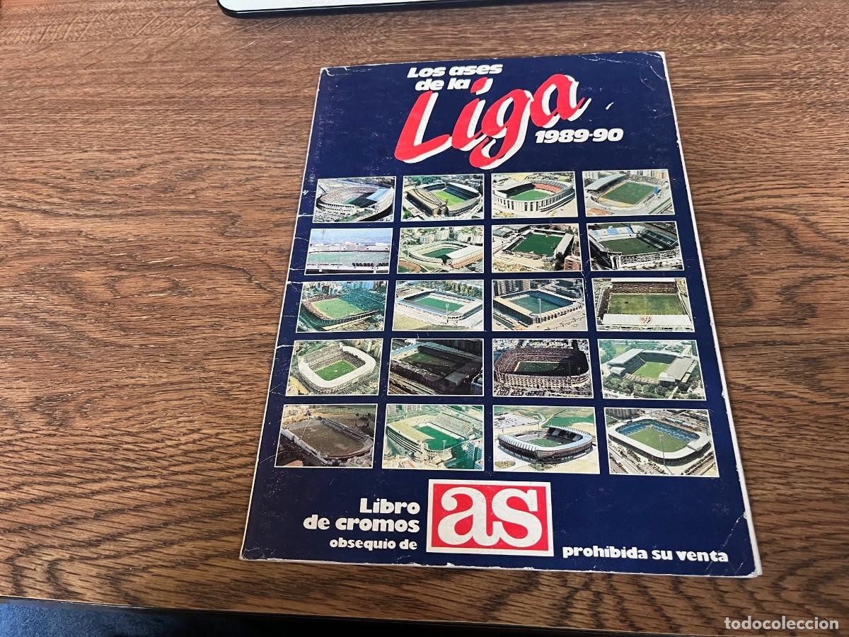 Coleccionismo &Aacute;lbum: ALBUM COMPLETO LOS ASES DE LA LIGA 1989-90 AS