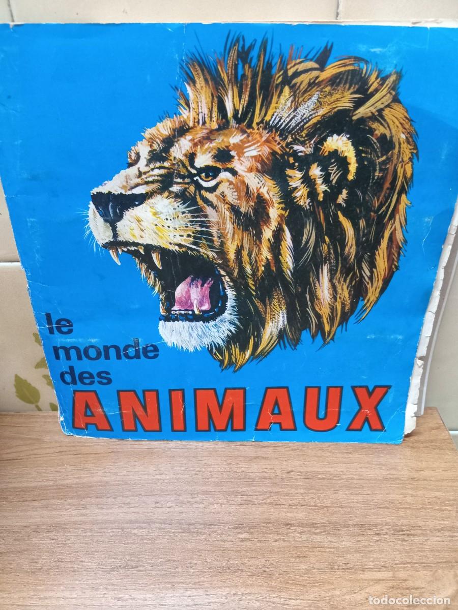 Coleccionismo &Aacute;lbum: LE MONDE DES ANIMAUX - ALBUM COMPLETO - PANINI - TEXTO EN FRANCES