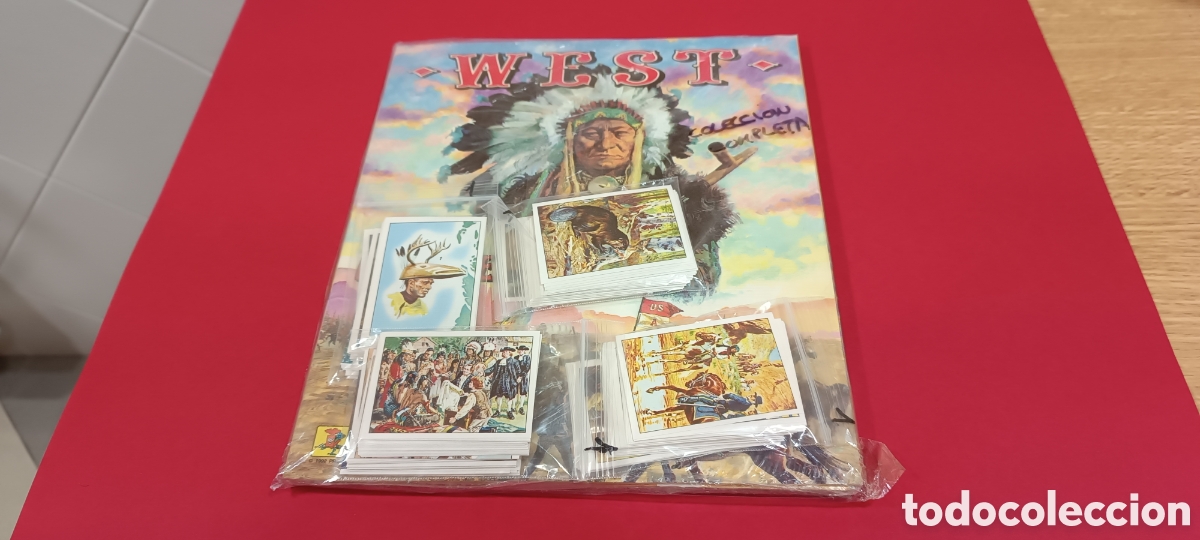 Coleccionismo &Aacute;lbum: WEST - EL OESTE - PANINI - 1993 - ALBUM PLANCHA + FORT APACHE PRECINTADOS + CROMOS SIN PEGAR