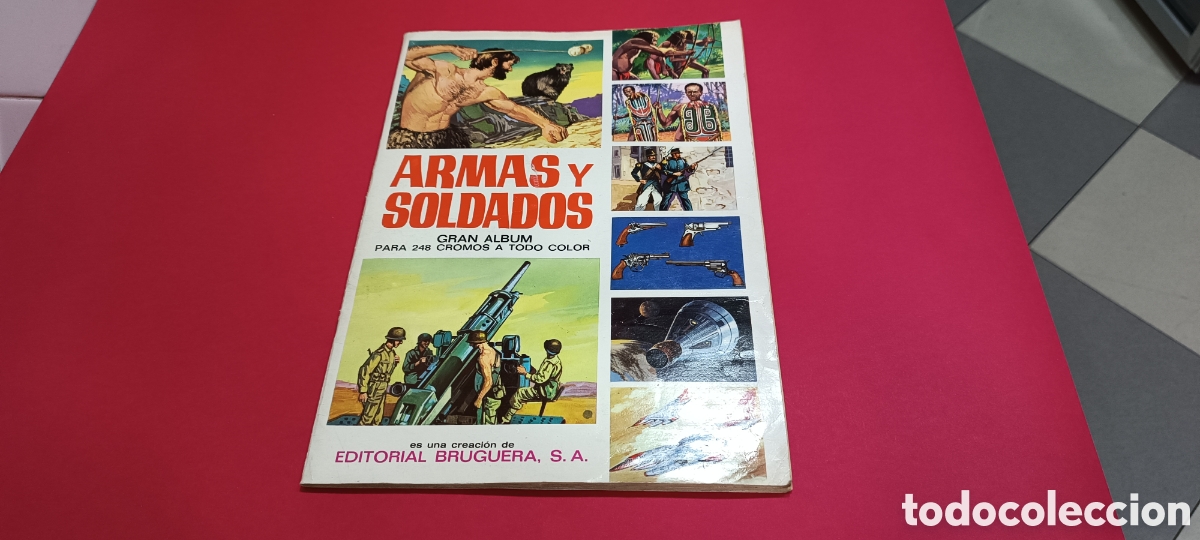 Coleccionismo &Aacute;lbum: ALBUM ARMAS Y SOLDADOS - EDITORIAL BRUGUERA 1972 - COMPLETO 248 CROMOS - BUEN ESTADO
