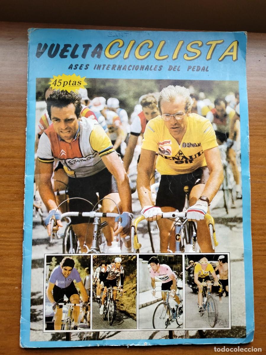 Coleccionismo &Aacute;lbum: &Aacute;lbum vuelta ciclista ases del pedal completo 1985 Merchante