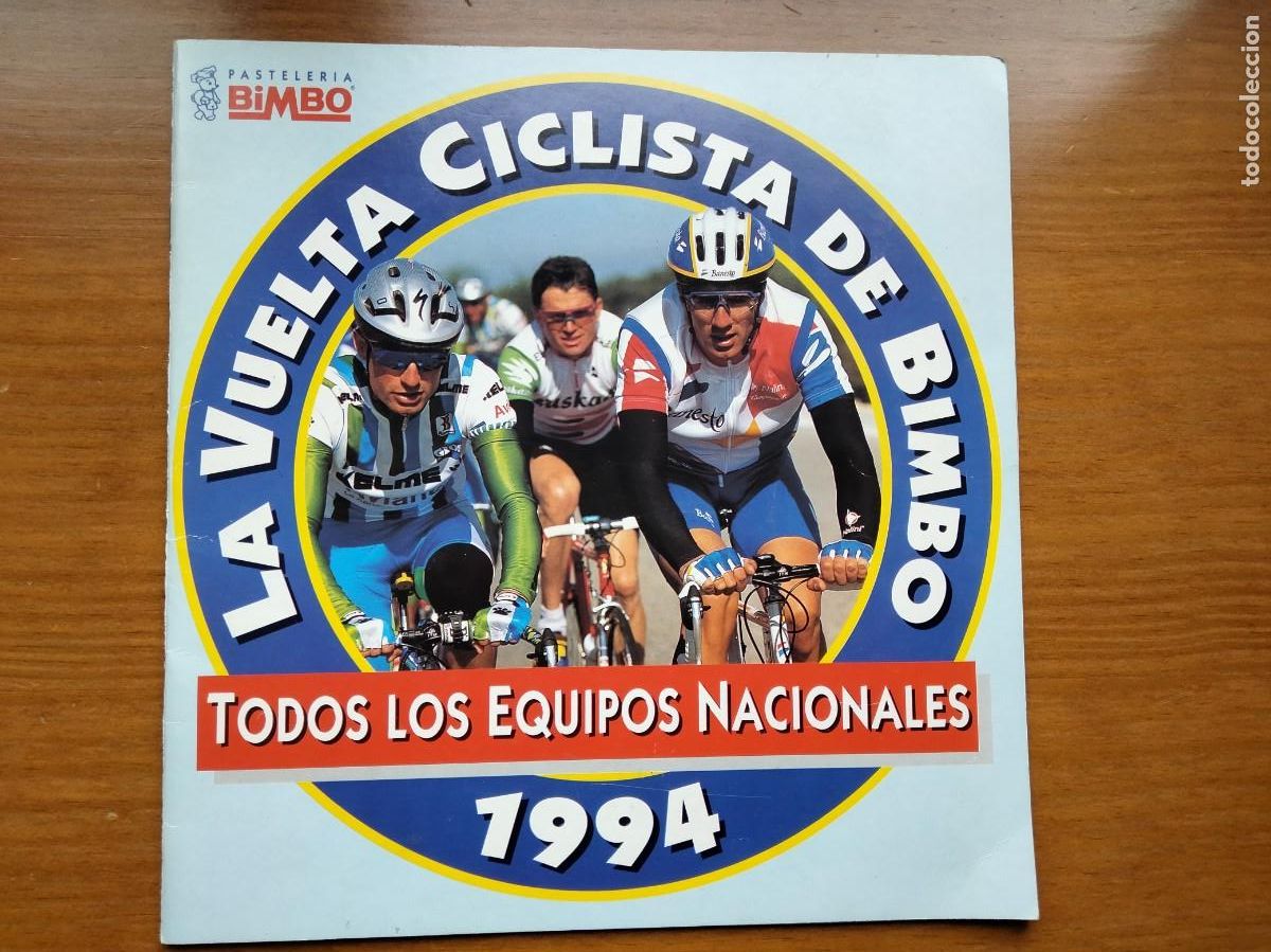 Coleccionismo &Aacute;lbum: &Aacute;lbum vuelta ciclista Bimbo completo 1994 equipos nacionales