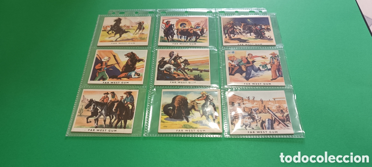 Coleccionismo &Aacute;lbum: OESTE SALVAJE - FAR WEST GUM - CHICLE HINCHABLE GLOBO - COMPLETA 48 CROMOS - EXCELENTE