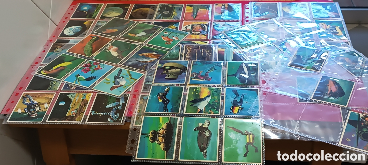 Coleccionismo &Aacute;lbum: SUPERCROMOS DUNKIN 1969 - COLECCION COMPLETA - ESPACIO - ESPELEOLOGIA - MAR - AVES - EXCELENTE