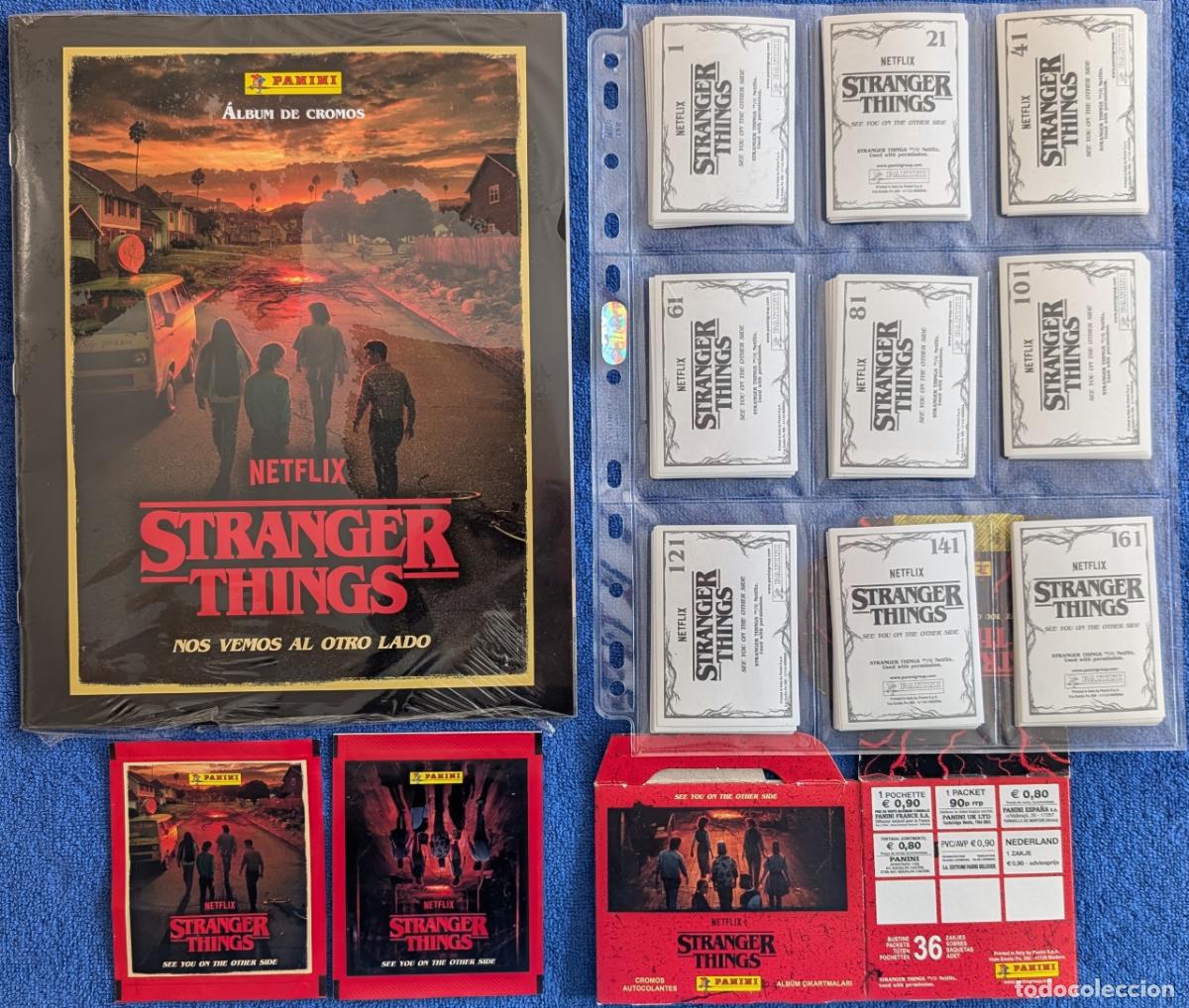 Coleccionismo &Aacute;lbum: Stranger Things - Nos vemos al otro lado - PANINI (2025) &iexcl;Colecci&oacute;n completa sin pegar!