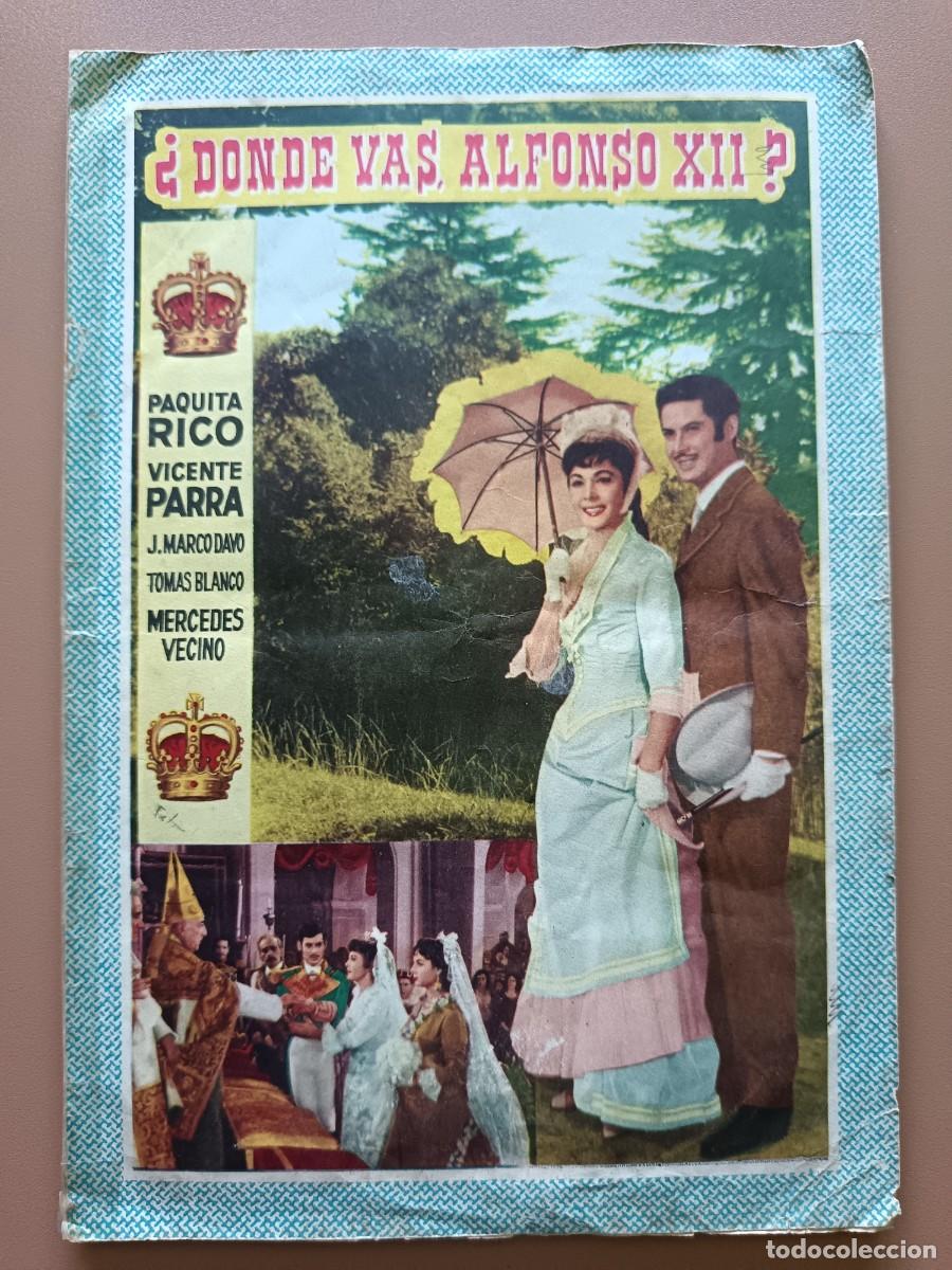 Coleccionismo &Aacute;lbum: &iquest;DONDE VAS, ALFONSO XII? - FHER - COMPLETO - 1960