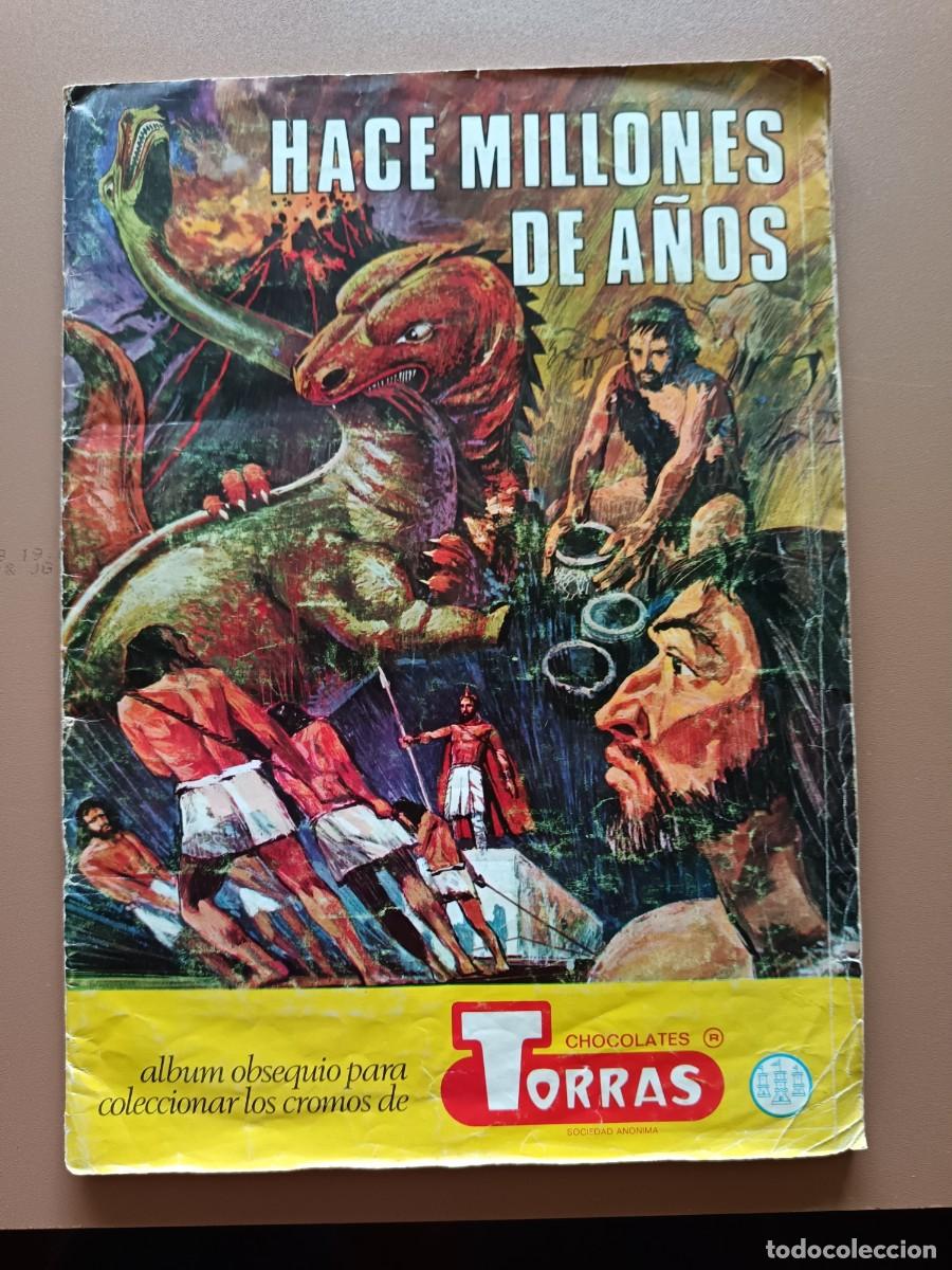 Coleccionismo &Aacute;lbum: HACE MILLONES DE A&Ntilde;OS. CH. TORRAS/R. ROMERO - COMPLETO