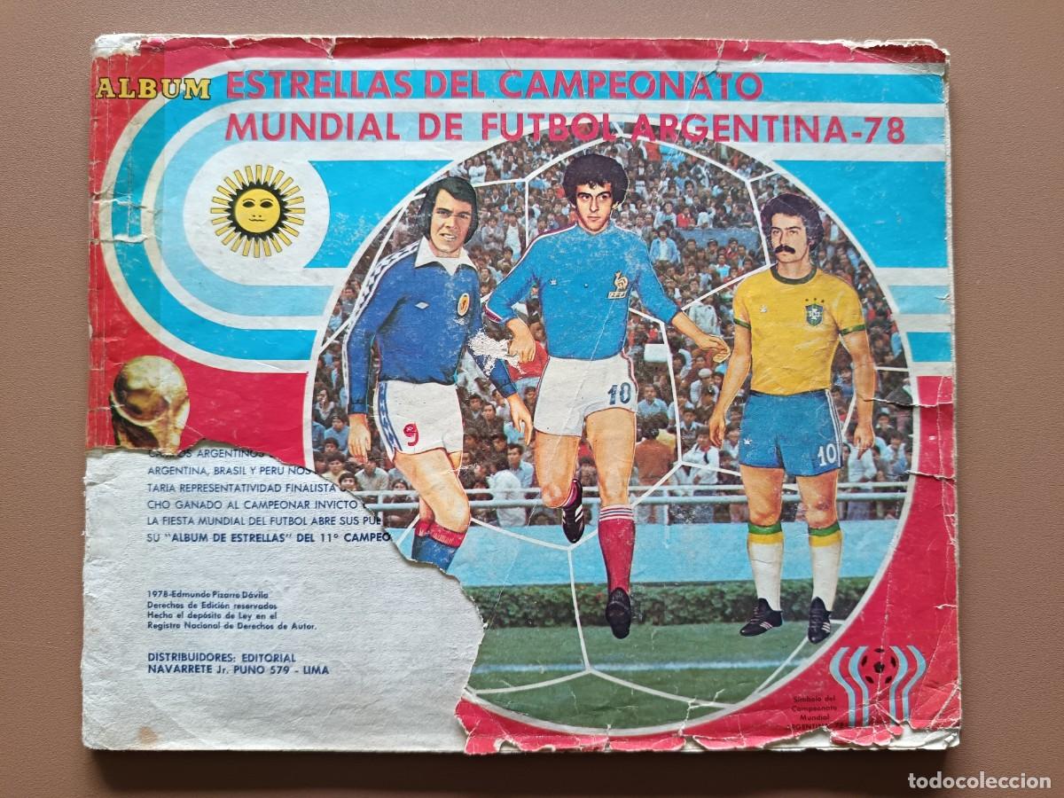 Coleccionismo &Aacute;lbum: ESTRELLAS DEL CAMPEONATO MUNDIAL DE FUTBOL ARGENTINA 78 - COMPLETO - (PERU)