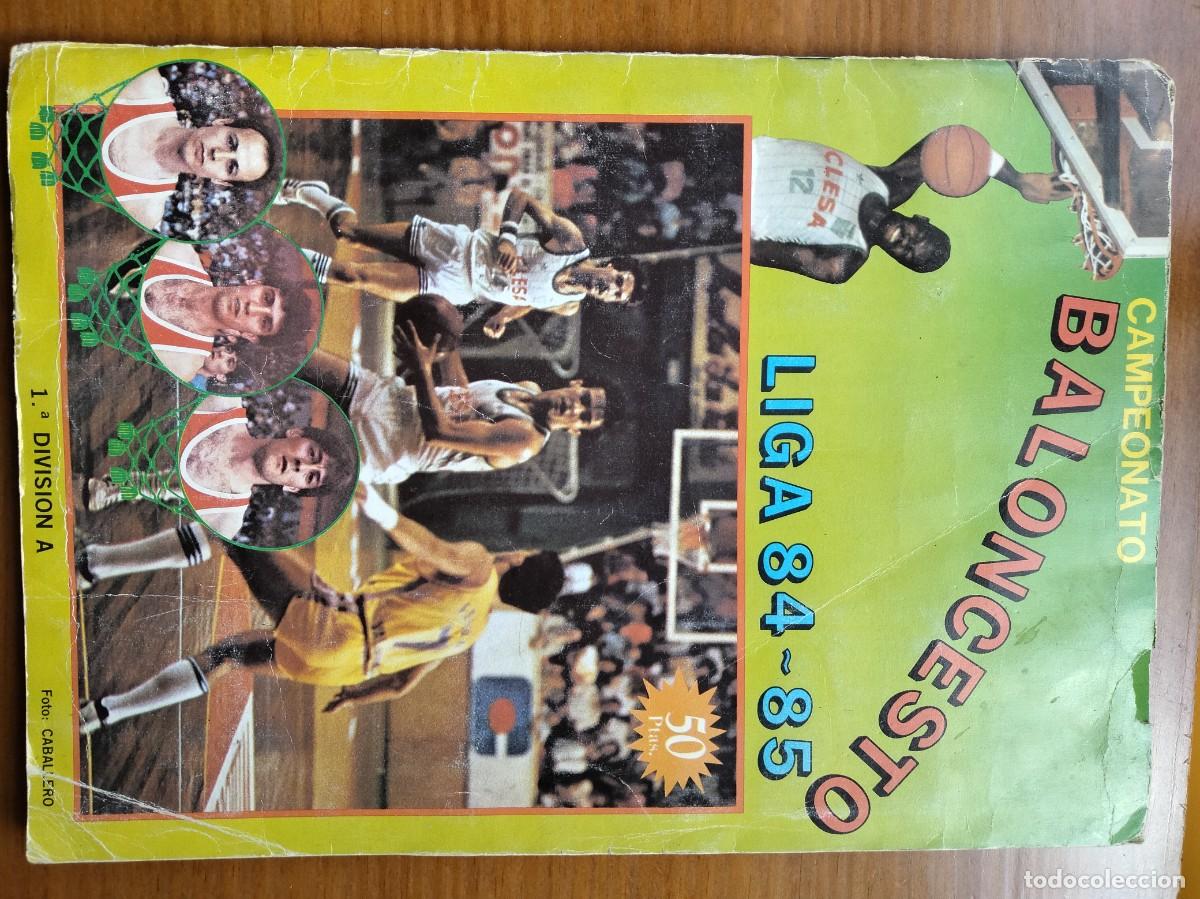 Coleccionismo &Aacute;lbum: &Aacute;lbum baloncesto liga 84 85 completo Merchante Clesa