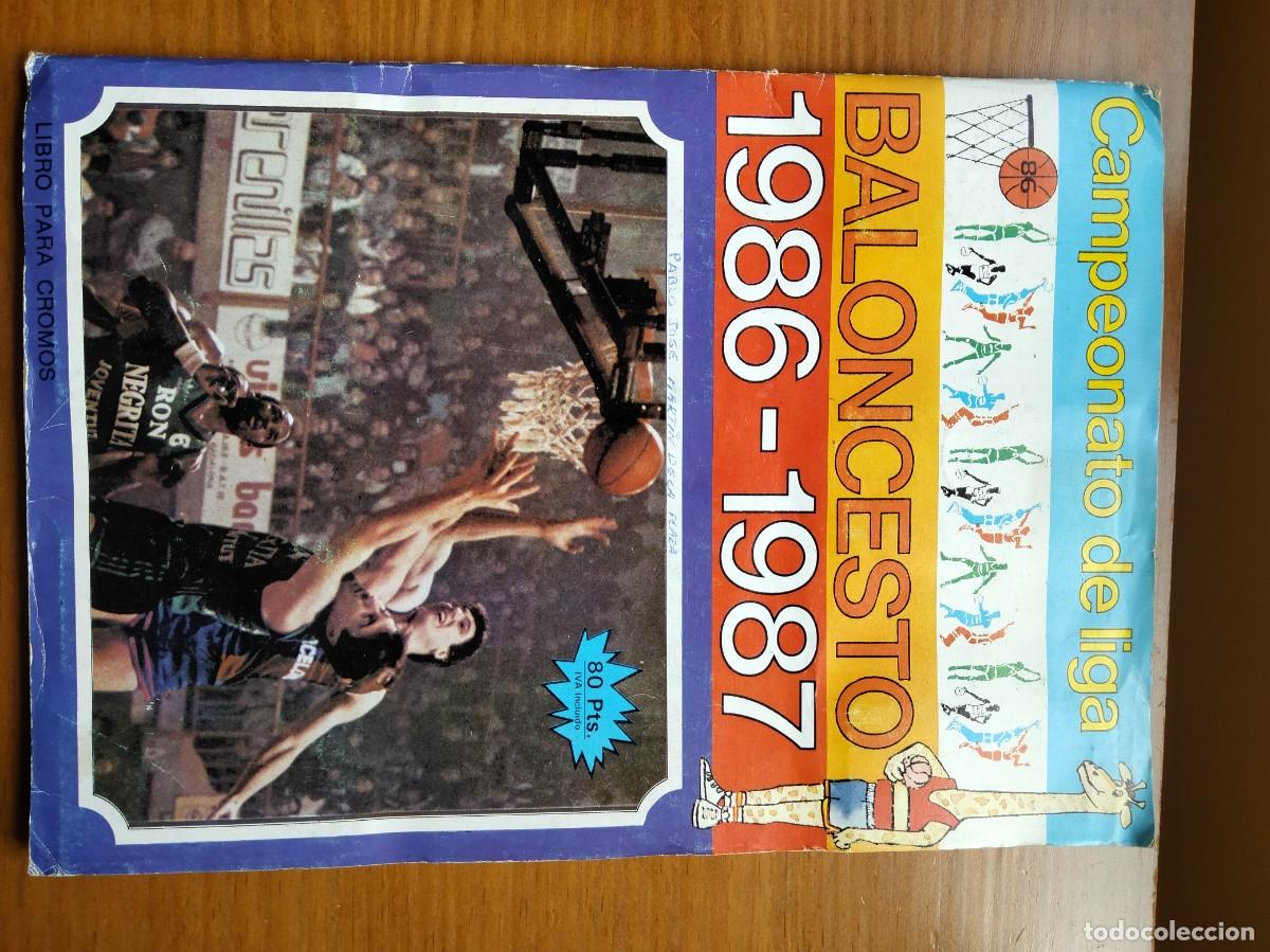 Coleccionismo &Aacute;lbum: &Aacute;lbum baloncesto liga 86 87 1986 1987 completo Merchante con Jordan , Petrovic