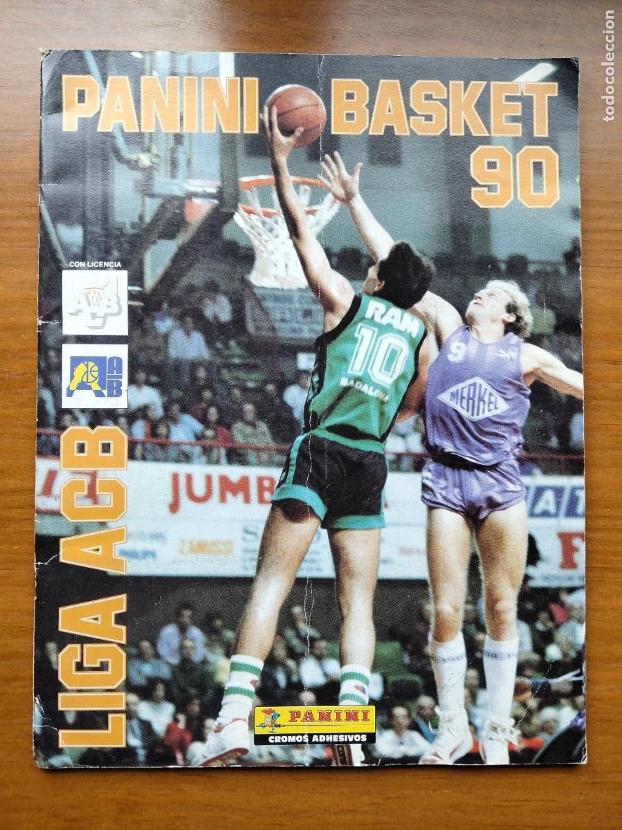 Coleccionismo &Aacute;lbum: &Aacute;lbum Panini basket 90 completo liga Acb 89 90 1989 1990