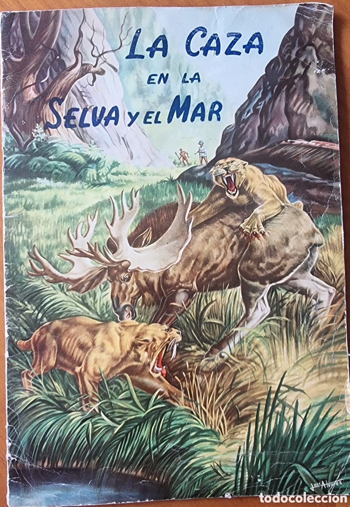 Coleccionismo &Aacute;lbum: &Aacute;lbum de cromos La Caza en la Selva y el Mar Completo Triunfo