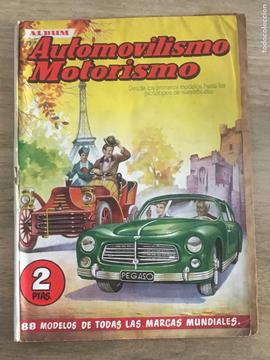 Coleccionismo &Aacute;lbum: automovilismo motorismo album de cromos completo perfecto estado como nuevo