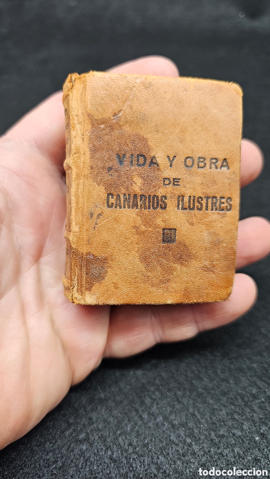 Coleccionismo &Aacute;lbum: Cromos de La Mascota ( Vida y obra de Canarios ilustres ) convertido en libro