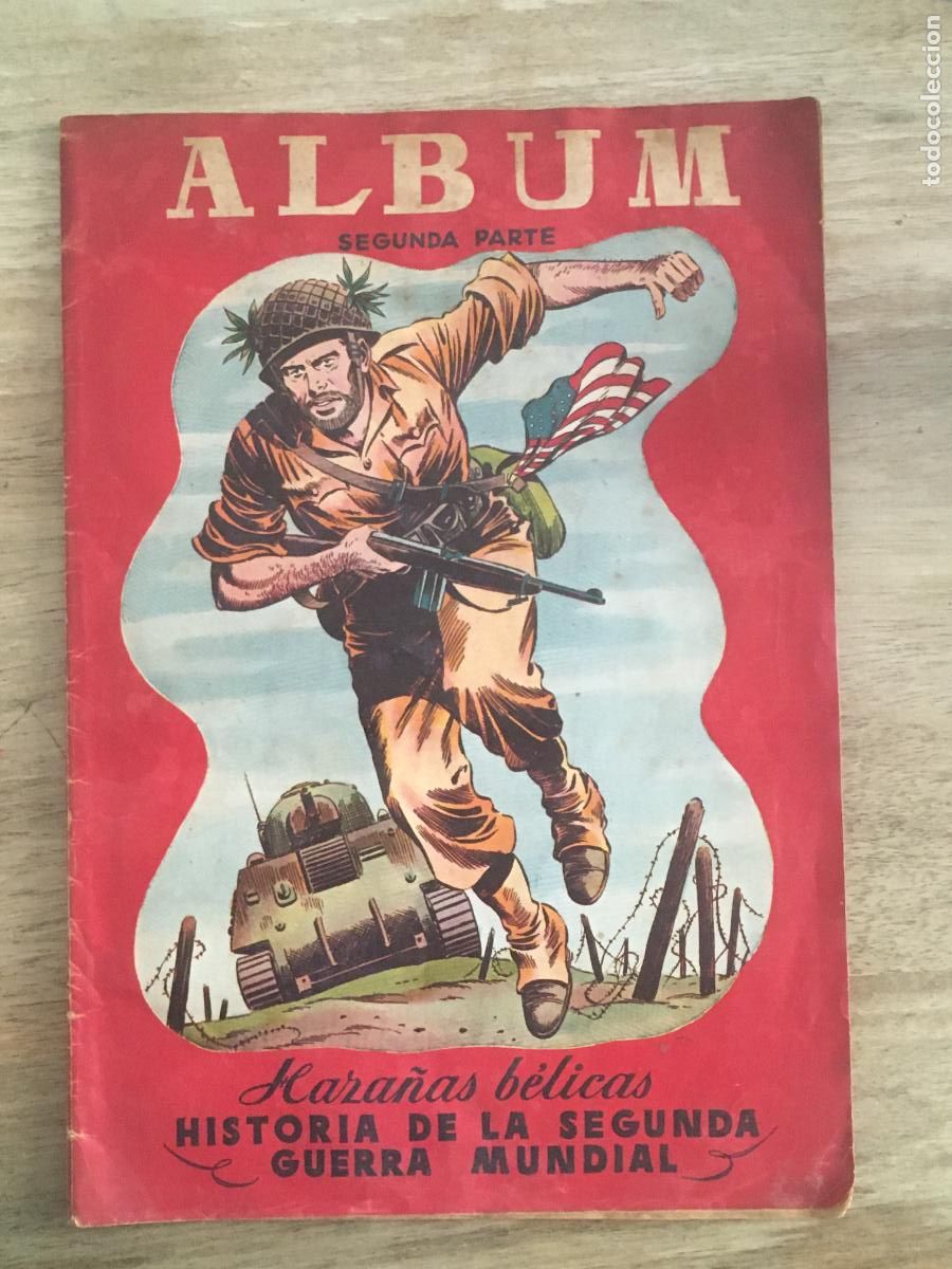 Colecionismo Caderneta: haza&ntilde;as belicas segunda guerra mundial II album de cromos completo perfecto estado como nuevo